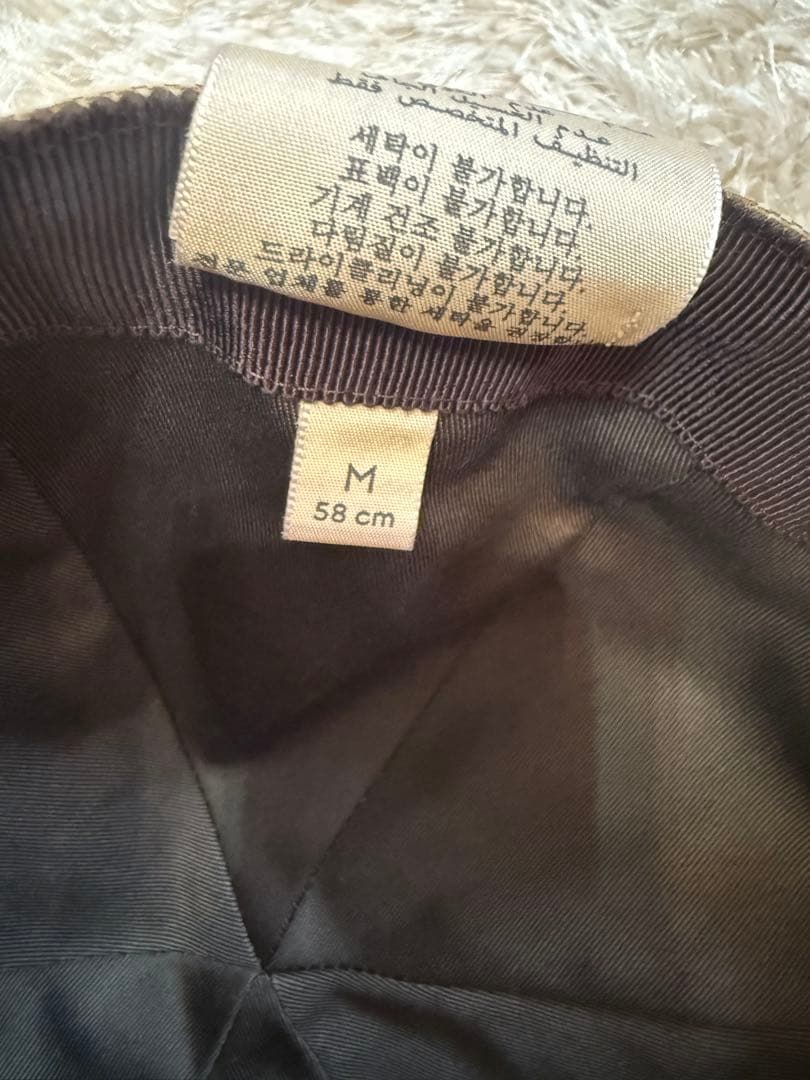 N*様 GUCCI ウェブ ストライプ付き GGキャンバス ベースボールキャップ