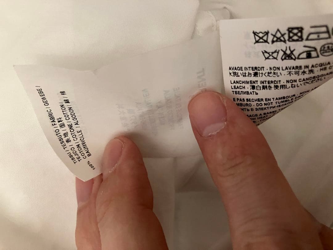 サンローラン　白シャツ　ドレスシャツ