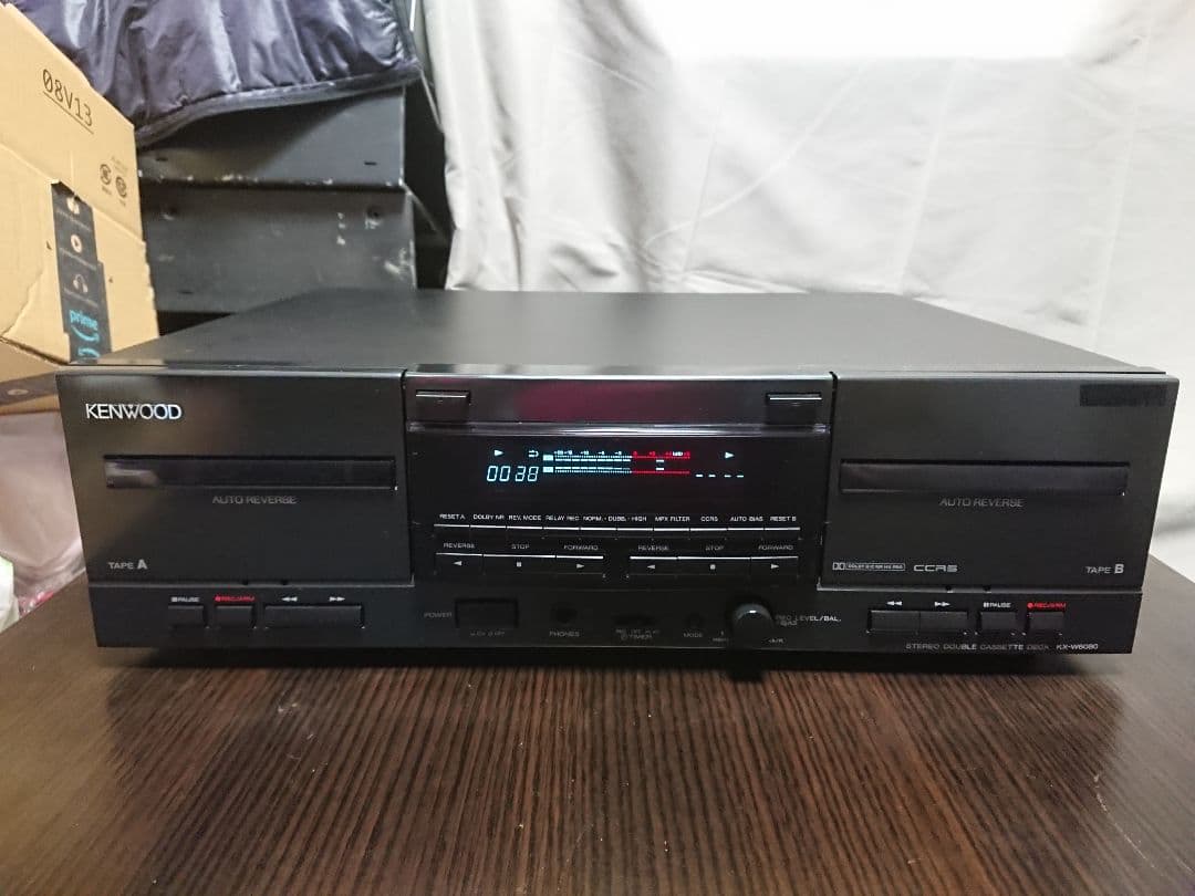美品メンテナンス整備済みKENWOOD製カセットデッキKX-W6080