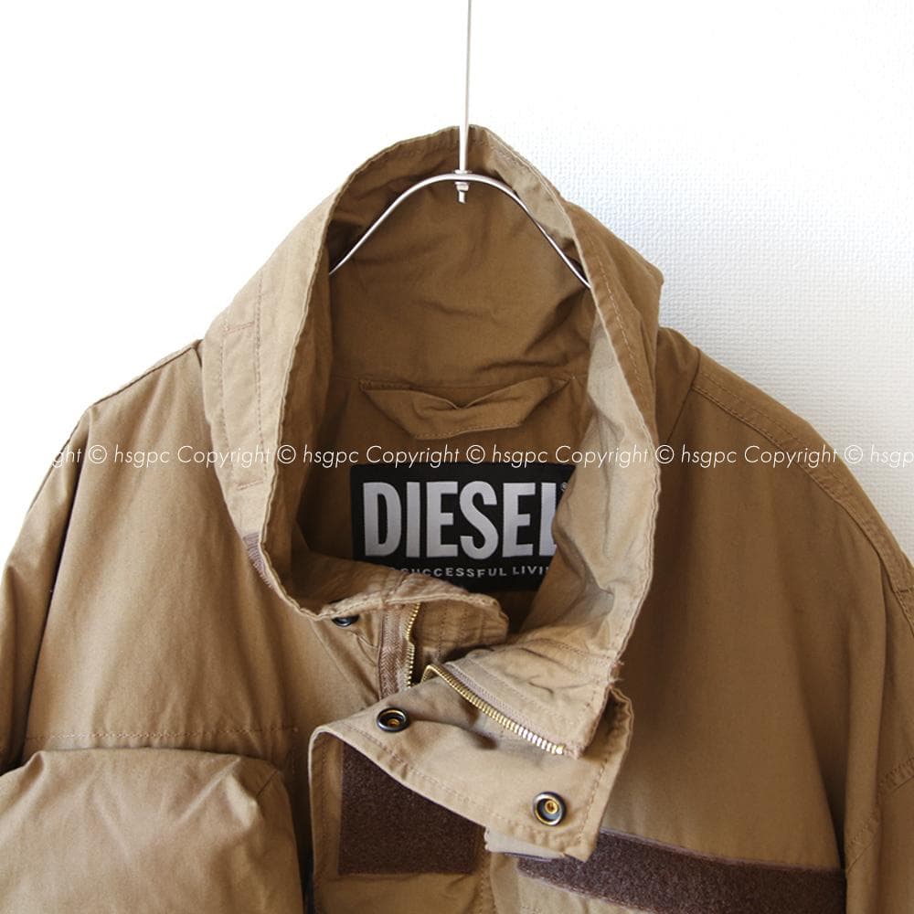 ディーゼル マルチポケット オーバーサイズ M65ブルゾン ミリタリージャケット