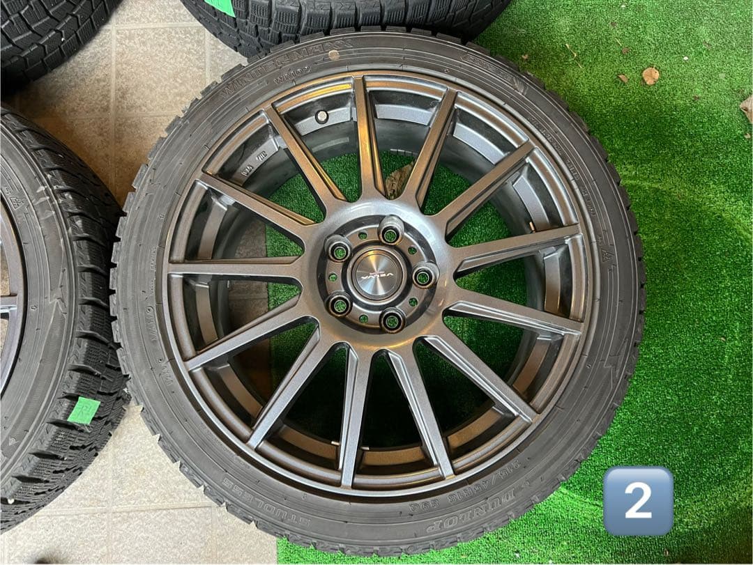 18インチVELVA BLACK DUNLOP WINTER MAX WM02