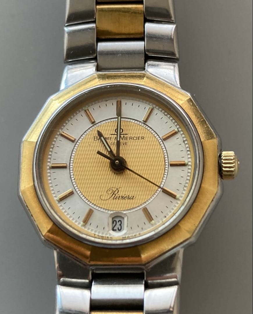 ボーム＆メルシェ リビエラ 5231.038 ユニセックス　26年1月電池交換済