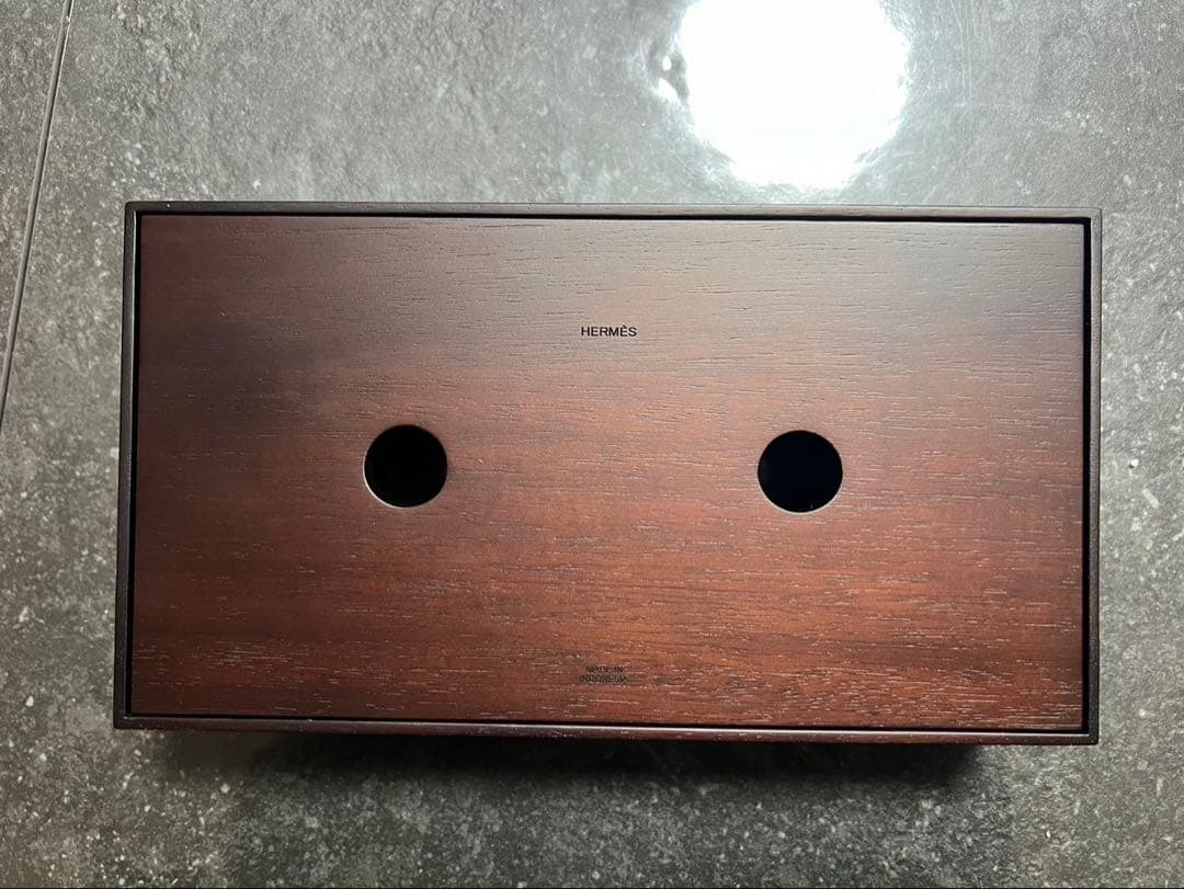 HERMES ★ エルメス　新品未使用　エトゥープ　ティッシュケース