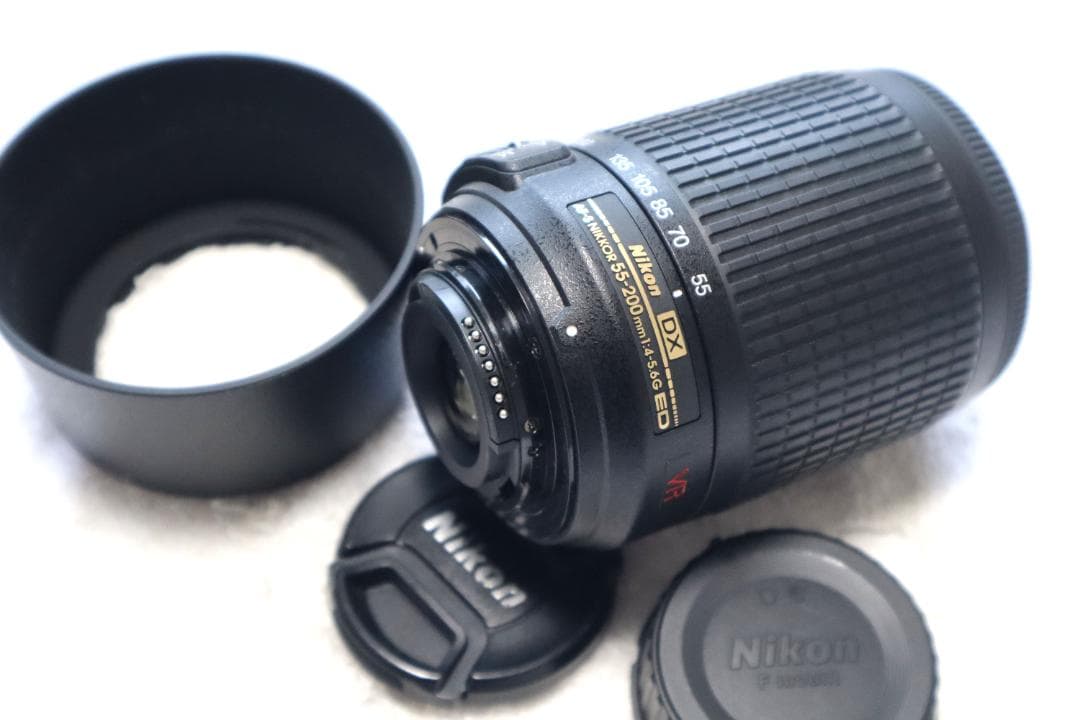 NIKON 望遠ズームレンズニコンDX55-200mmF4-5.6G ED VR