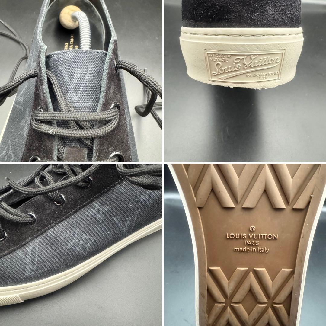 【極美品】ルイヴィトン タトゥーライン スニーカー モノグラム デニム 30cm