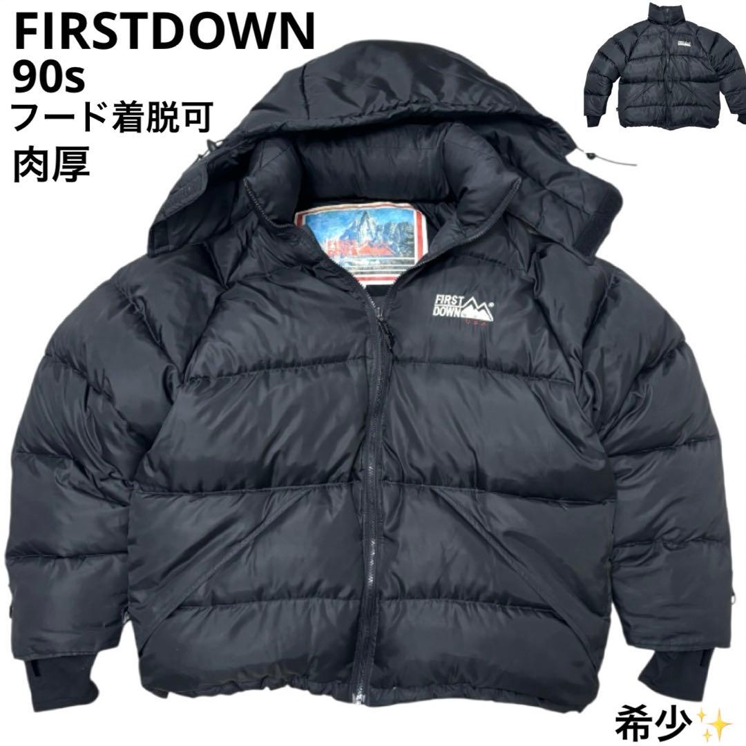 希少 ファーストダウン FIRSTDOWN ダウンジャケット ヌプシ 肉厚 90
