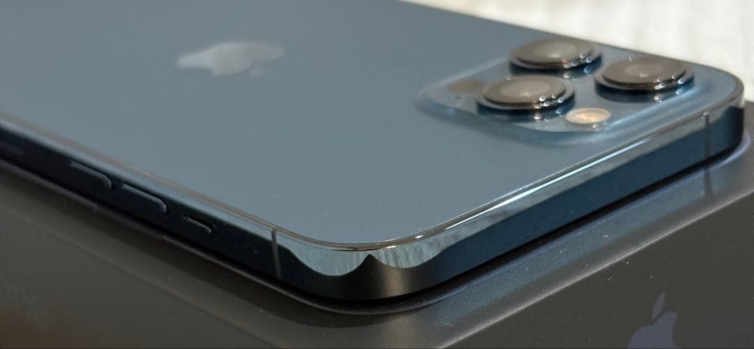 【超美品】iPhone12 ProMax パシフィックブルー　SIMフリー　完品