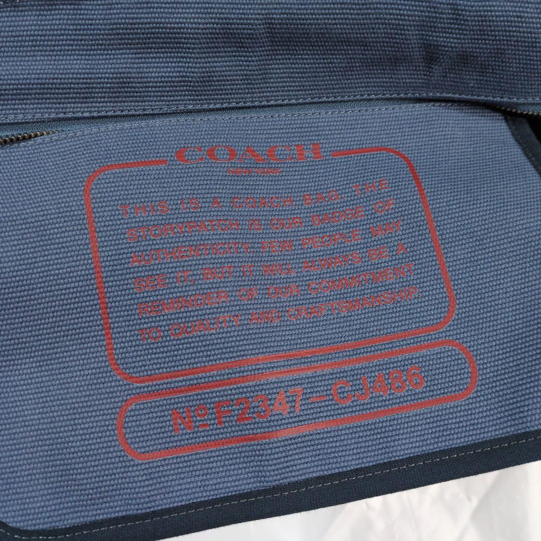 日曜日までお値引き　コーチ　キャンパス地　トートバック