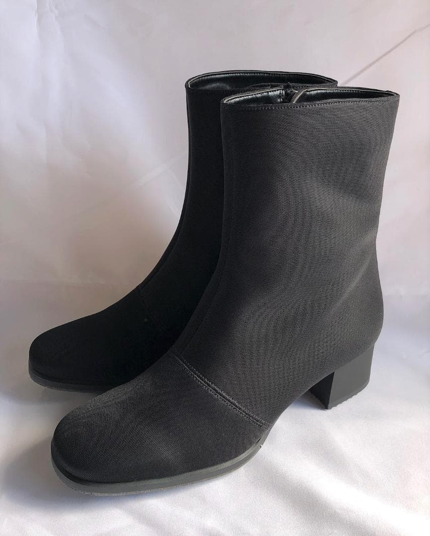 【試着のみ美品】銀座かねまつ ゴアテックスブーツ 23.5cm 黒
