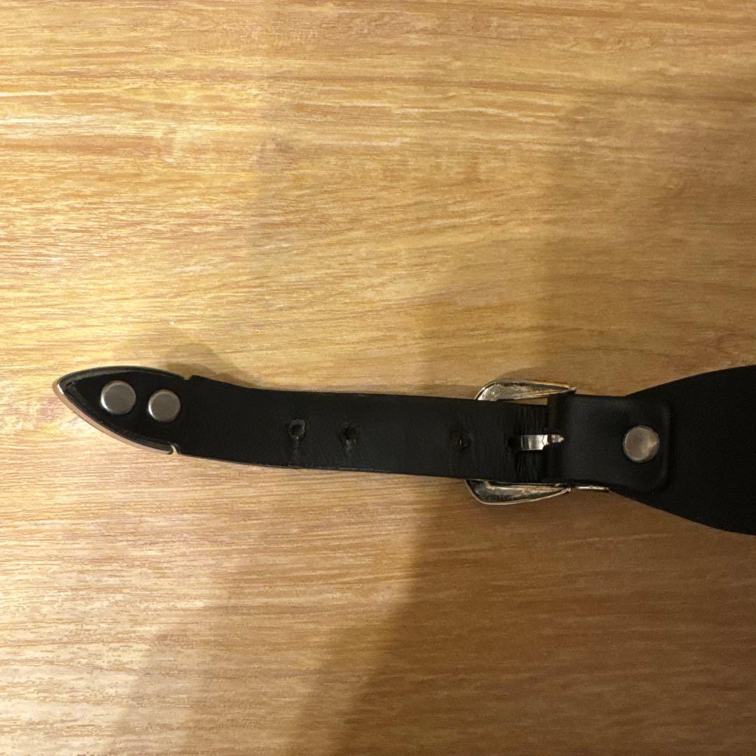 トーガ　レザーブレスレット　箱付き　メタルバングル　ダブルバックルバングル