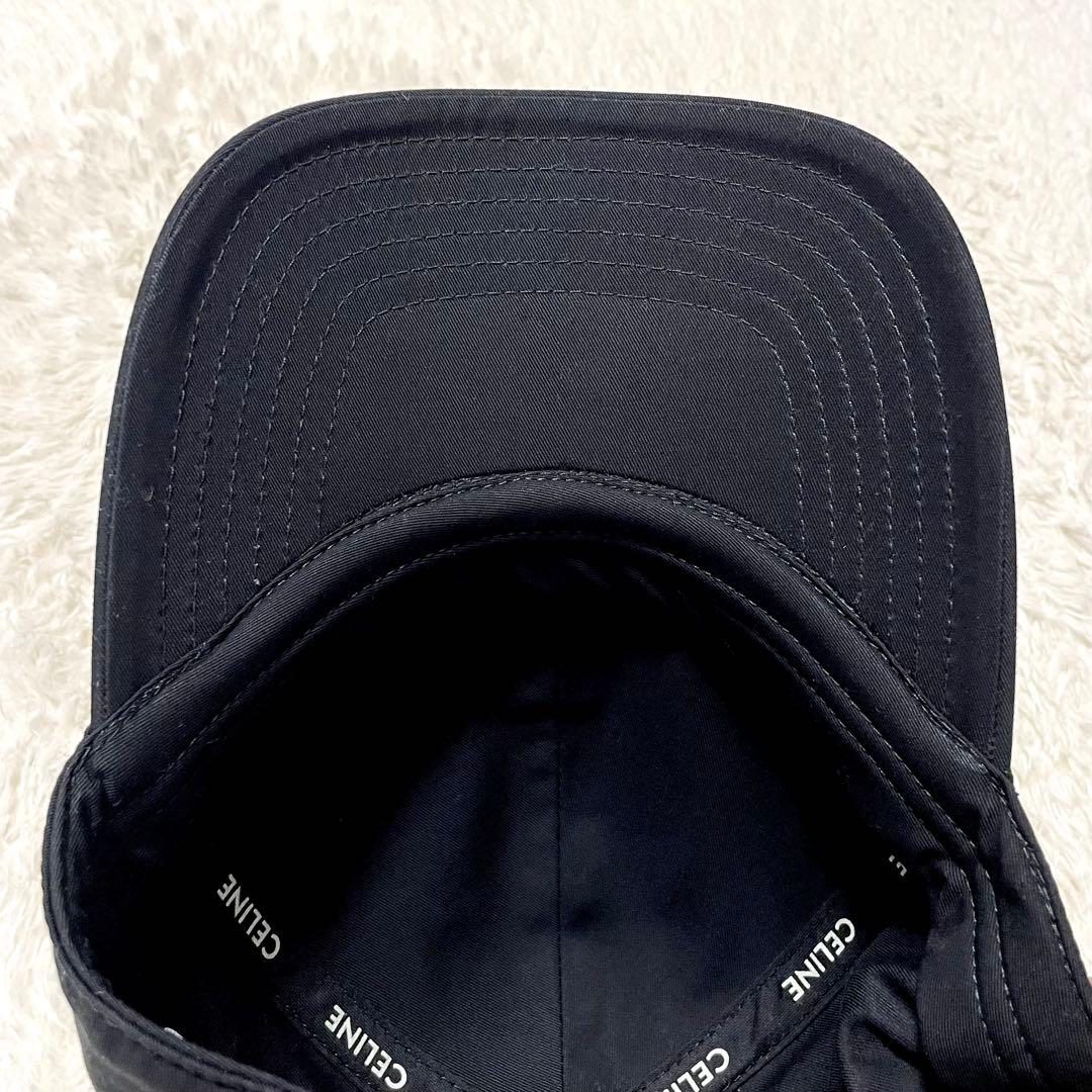 P*☾様 CELINE セリーヌ トリオンフ コットン ベースボールキャップ ブ