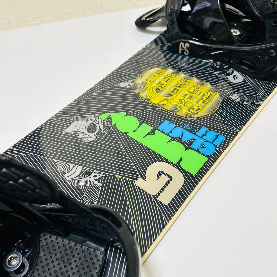 【美品】BURTON CLASH スノーボード ビンディング付き Mサイズ
