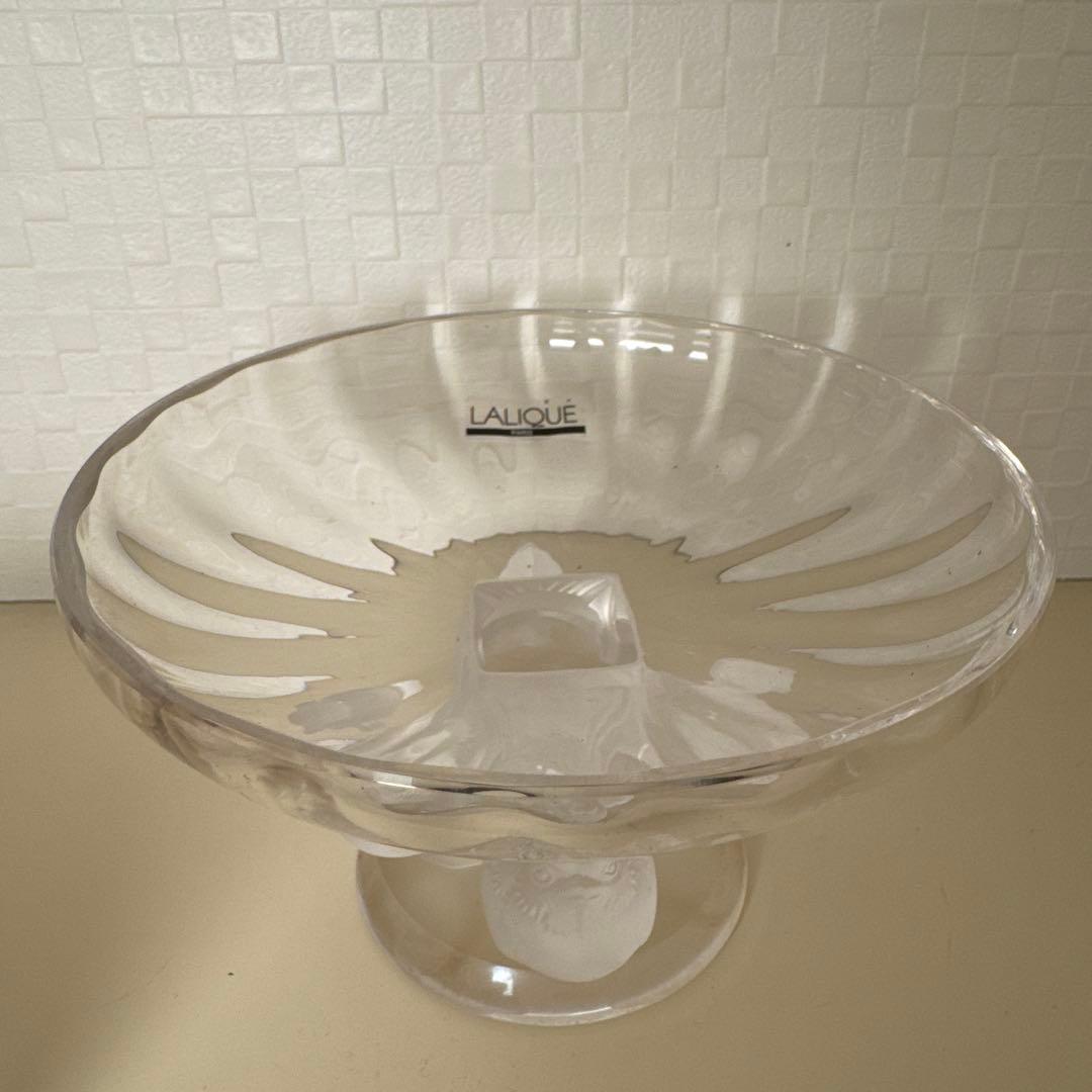 LALIQUE ラリック 小鳥4羽 クリスタル ノジャン コンポート
