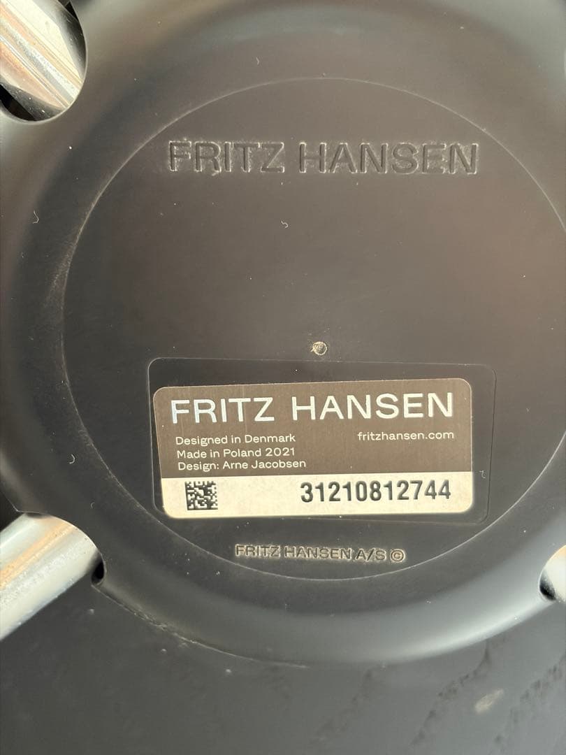 Fritz Hansen アルネ・ヤコブセン デザイン 椅子