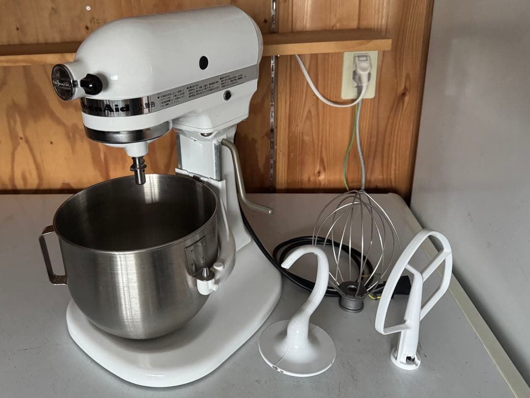 「KitchenAid キッチンエイド KSM5WH スタンドミキサー 白」