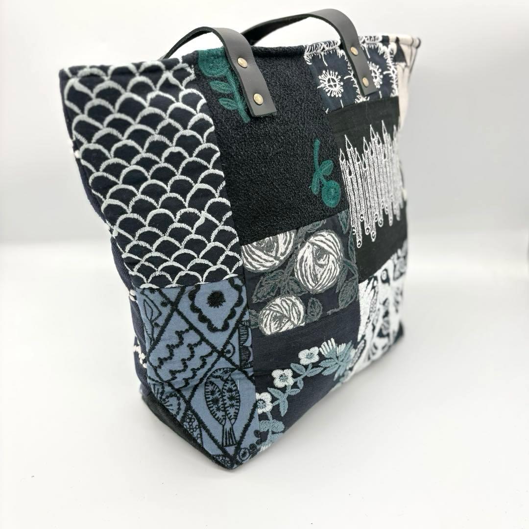 ミナペルホネン、ハンドメイド、パッチワークショルダーバッグ、トートバッグ