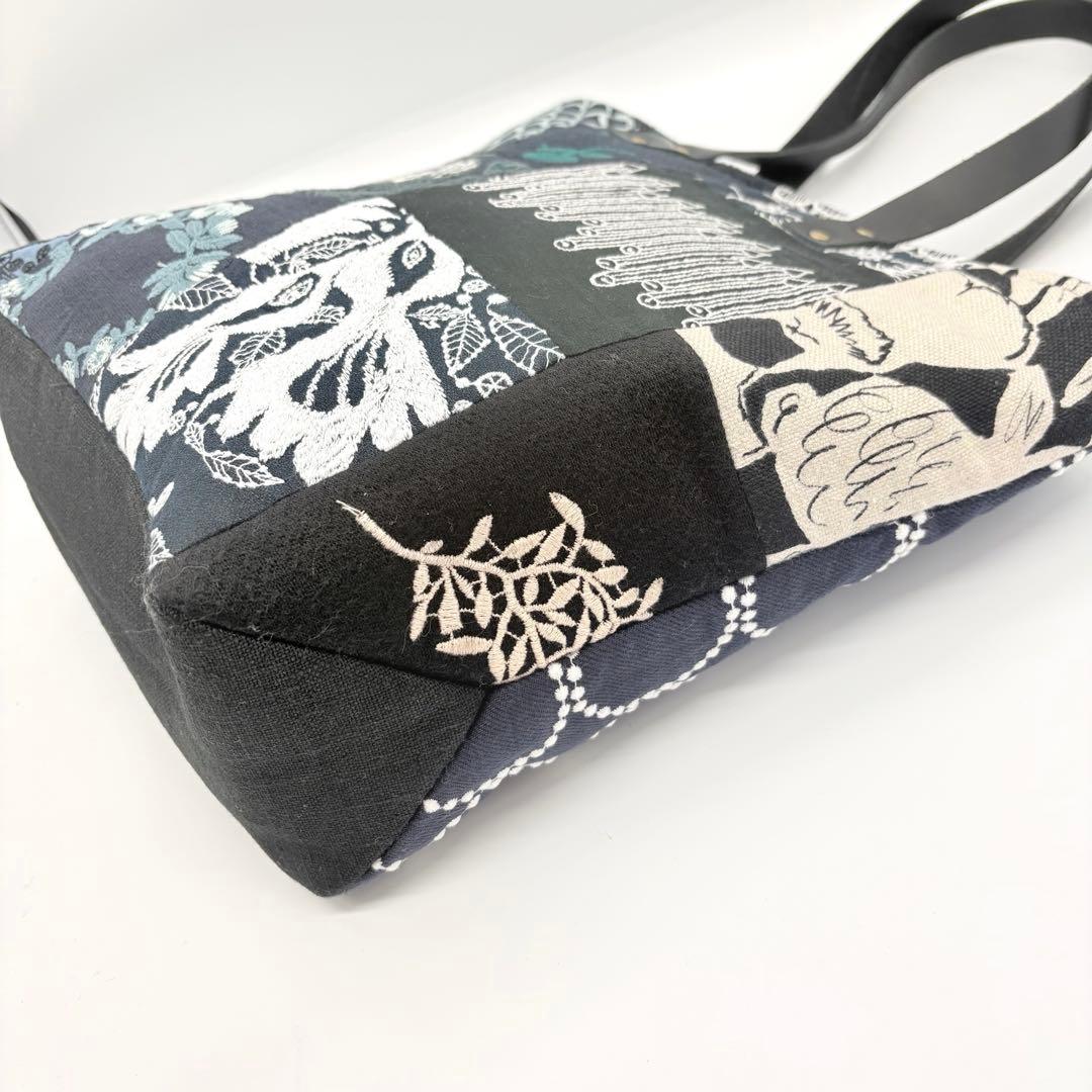 ミナペルホネン、ハンドメイド、パッチワークショルダーバッグ、トートバッグ