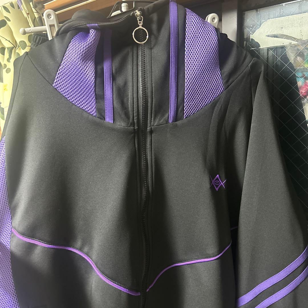 【最終値下げ】REFREMメッシュ切替ハイネックジャージパーカー＋パンツセット