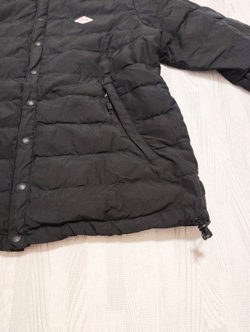 DANTON ダントン 袋付き 軽量ダウン 極暖で軽量 コンパクト 男女兼用 黒