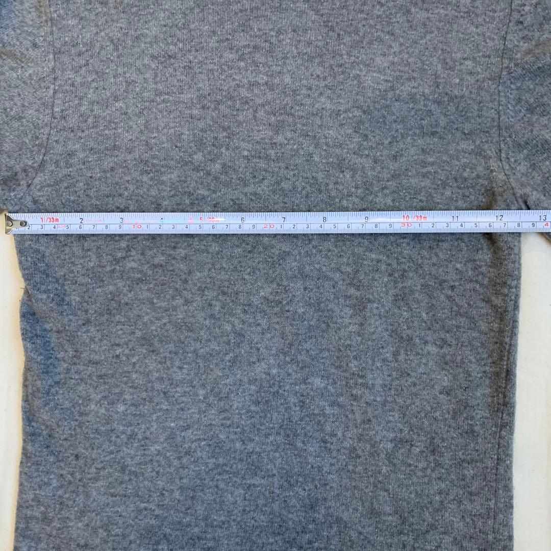 HERMESエルメス マルジェラ期クルーネックカシミヤグレー メランジニット