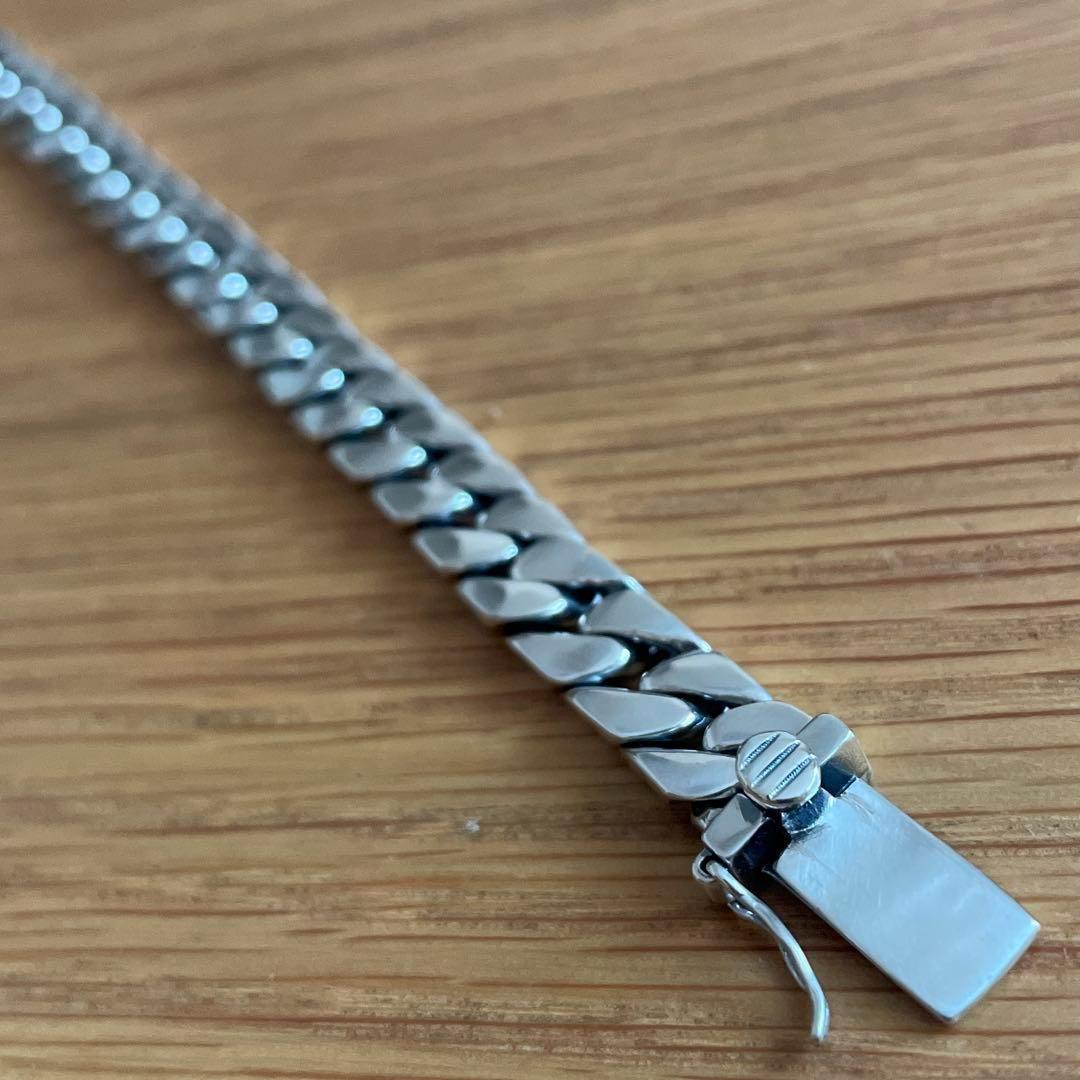 喜平チェーン シルバー925 ブレスレット10mm×20cm