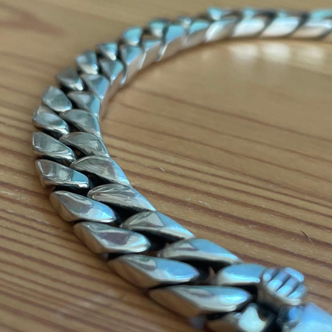喜平チェーン シルバー925 ブレスレット10mm×20cm