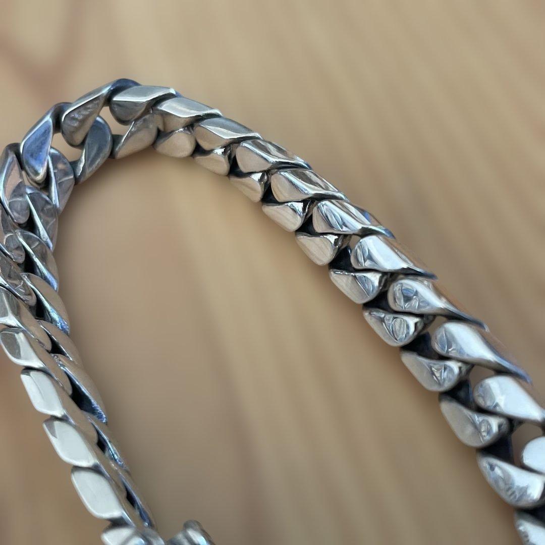 喜平チェーン シルバー925 ブレスレット10mm×20cm