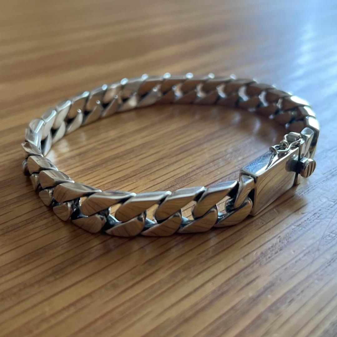 喜平チェーン シルバー925 ブレスレット10mm×20cm