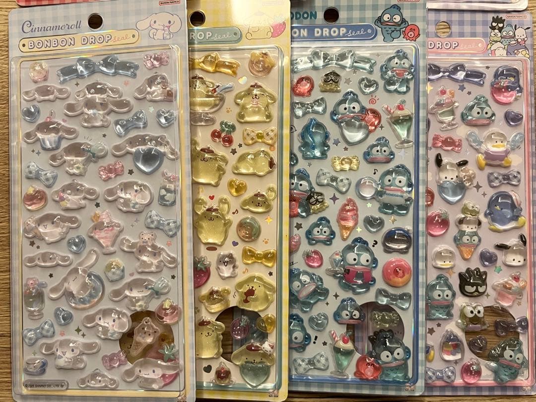 【正規品】全種セット　ボンボンドロップシール　サンリオ第2弾