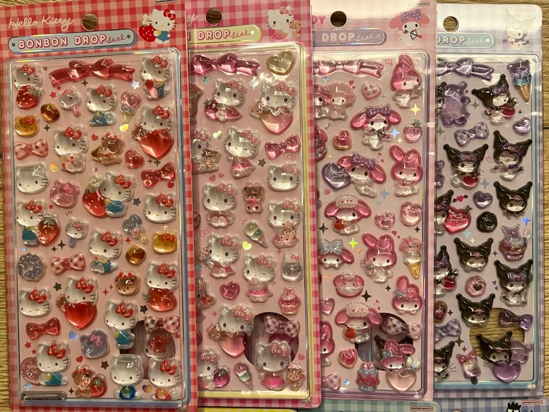 【正規品】全種セット　ボンボンドロップシール　サンリオ第2弾