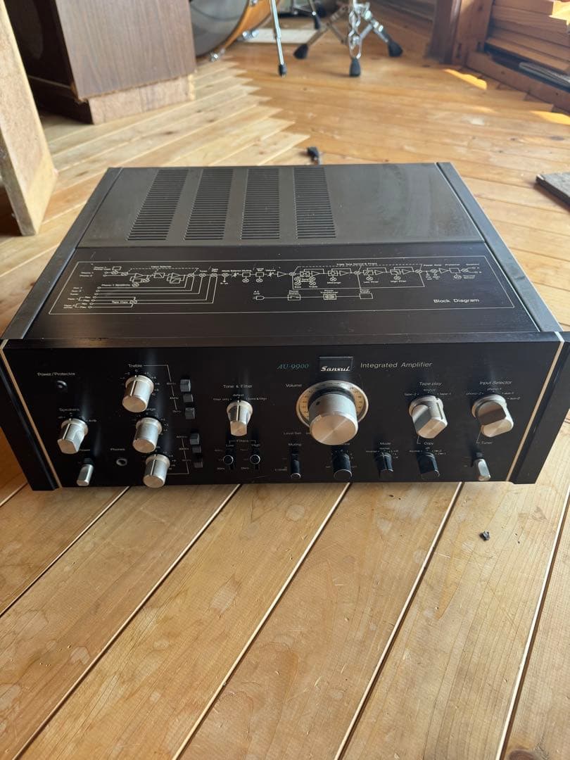 『名機 』Sansui AU-9900 プリメインアンプ 通電確認済 箱付き