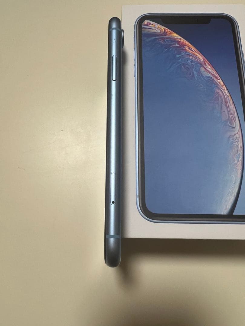 【訳あり】iPhone XR 64GB ブルー 本体 箱・新品充電器付き