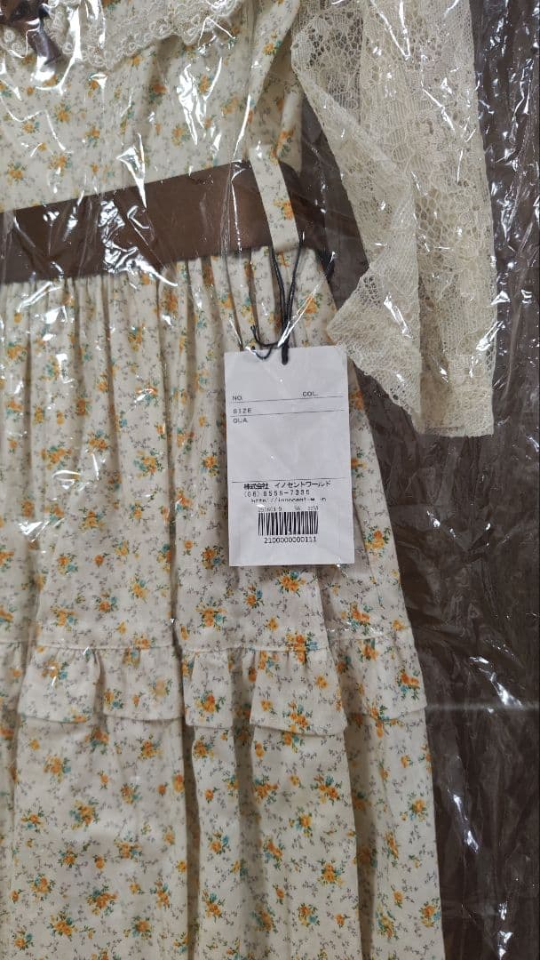 InnocentWorld　小さなブーケのショール風ワンピース　新品未使用