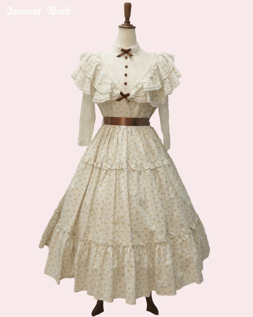 InnocentWorld　小さなブーケのショール風ワンピース　新品未使用