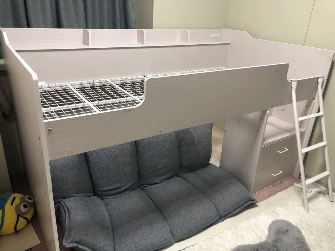 ニトリ システムベッド デニッシュ 大阪引取限定 2月18日まで ロフトベッド