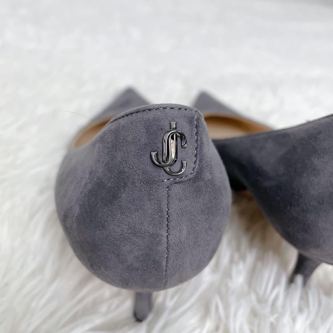 美品✨JIMMY CHOO ジミーチュウ パンプス 36 約23cm グレー