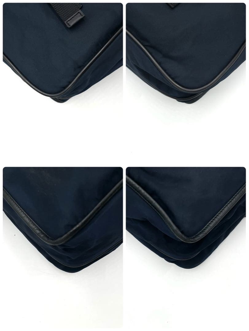 プラダ 三角ロゴ メッセンジャー A4収納可能 メンズ プレート 白タグ