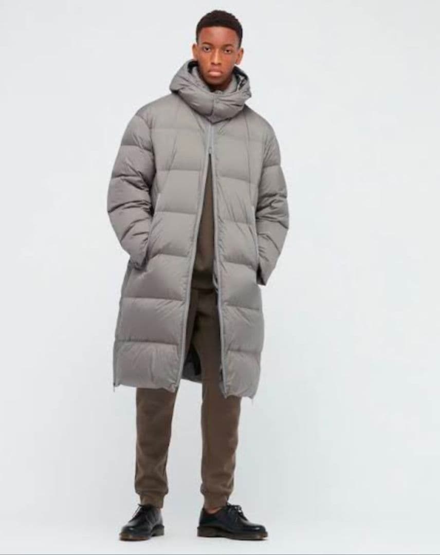 【美品】ユニクロ +J オーバーサイズロングダウンジャケット/Sサイズ