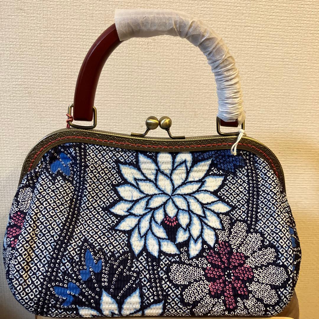 ハンドメイド　浴衣リメイク　ワイドパンツ+バッグ　【別売可】