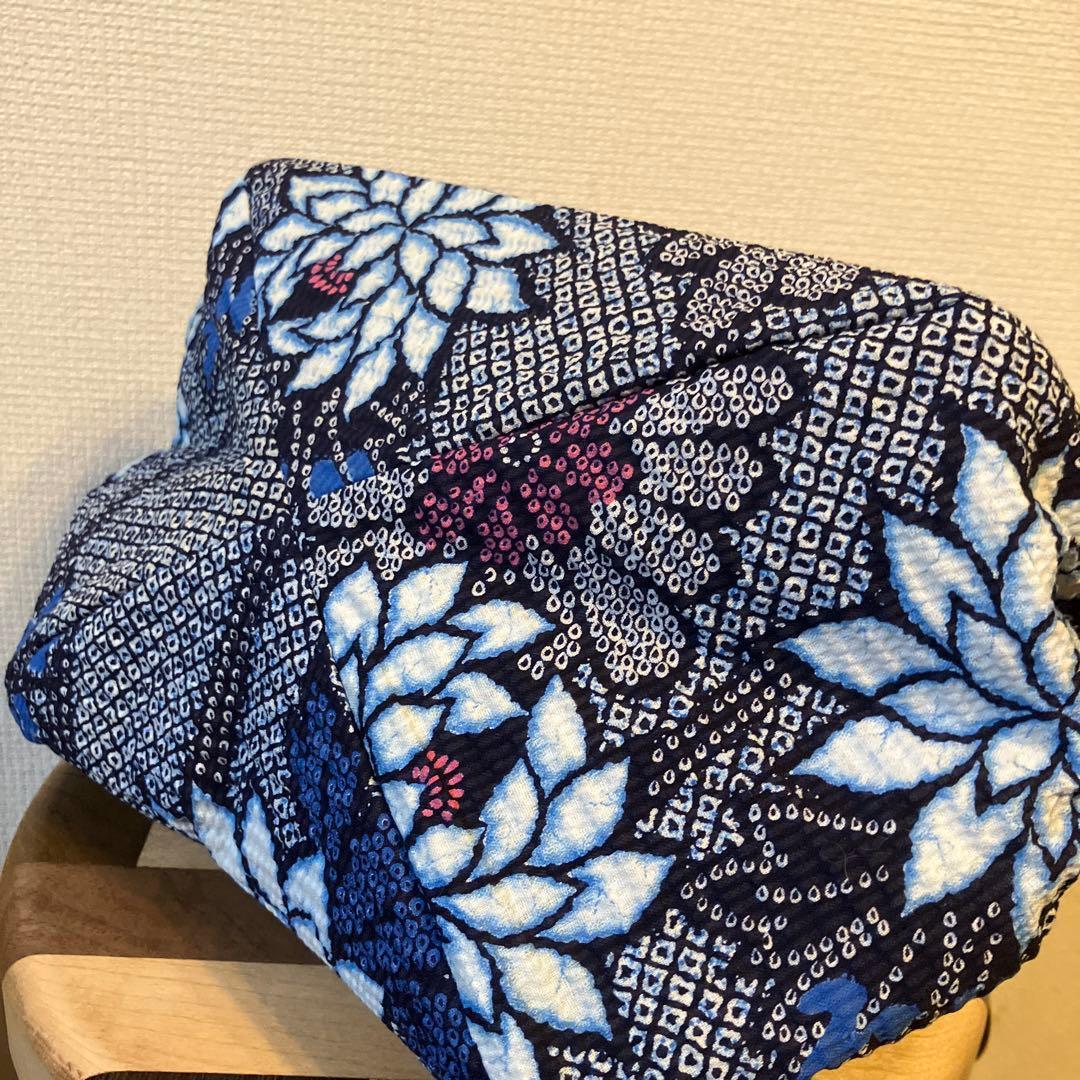 ハンドメイド　浴衣リメイク　ワイドパンツ+バッグ　【別売可】