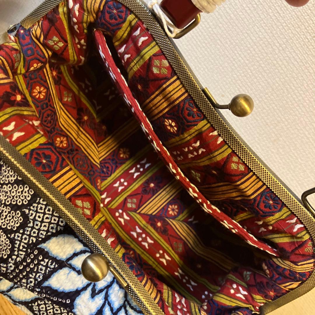 ハンドメイド　浴衣リメイク　ワイドパンツ+バッグ　【別売可】