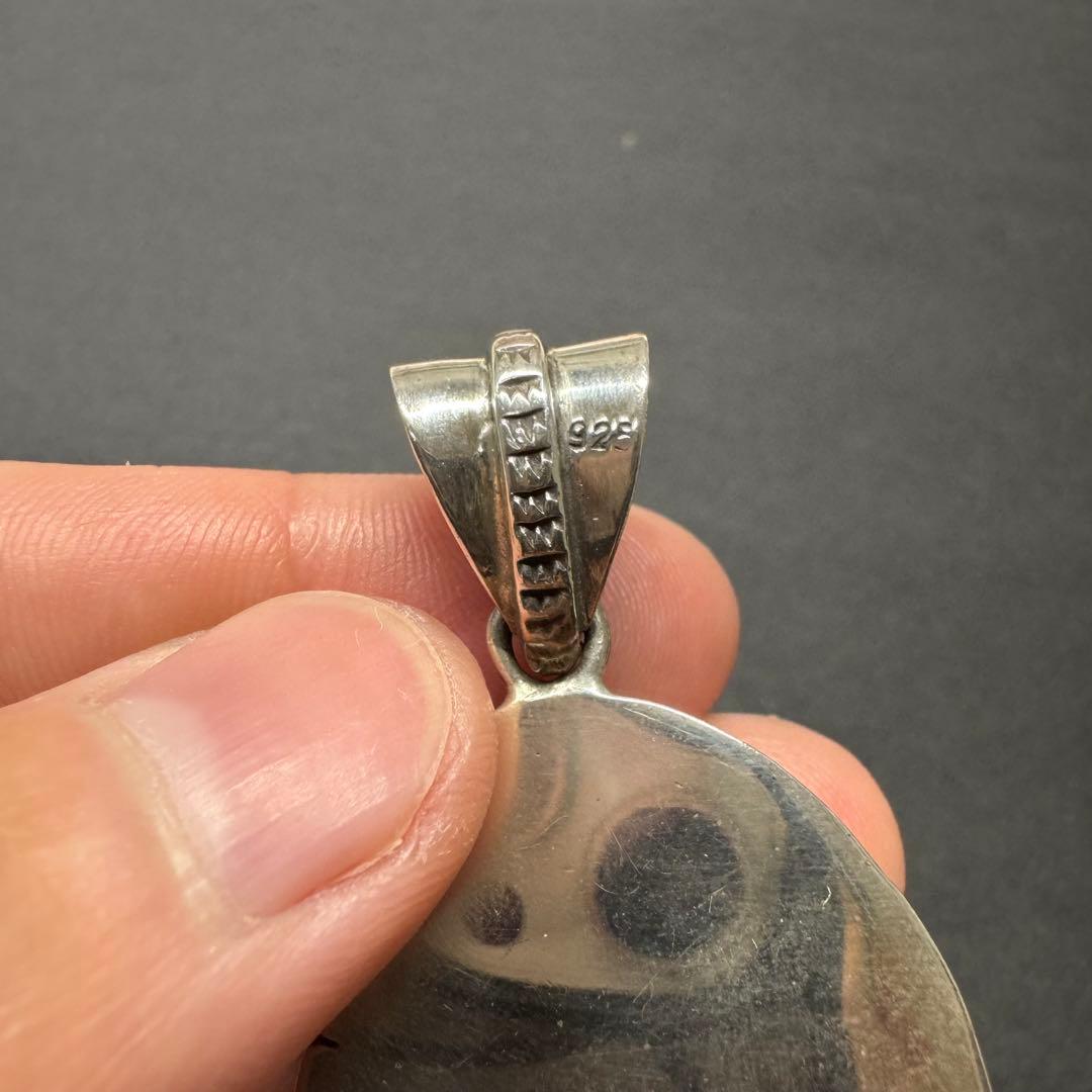 【80年代 巨大 ターコイズマウンテン】ネックレストップ