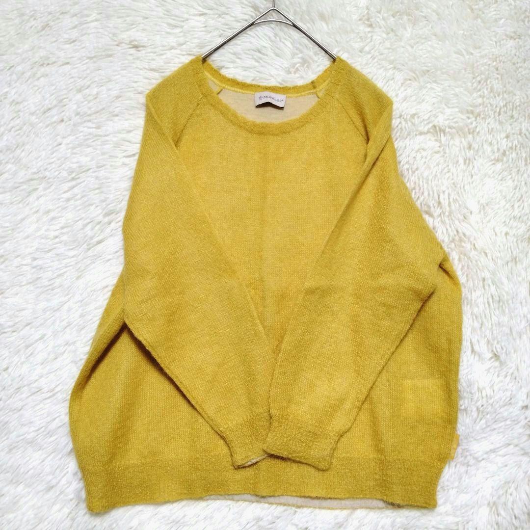 モンクレール　MONCLER　ニット　セーター　モヘア混　羊毛　毛足長い