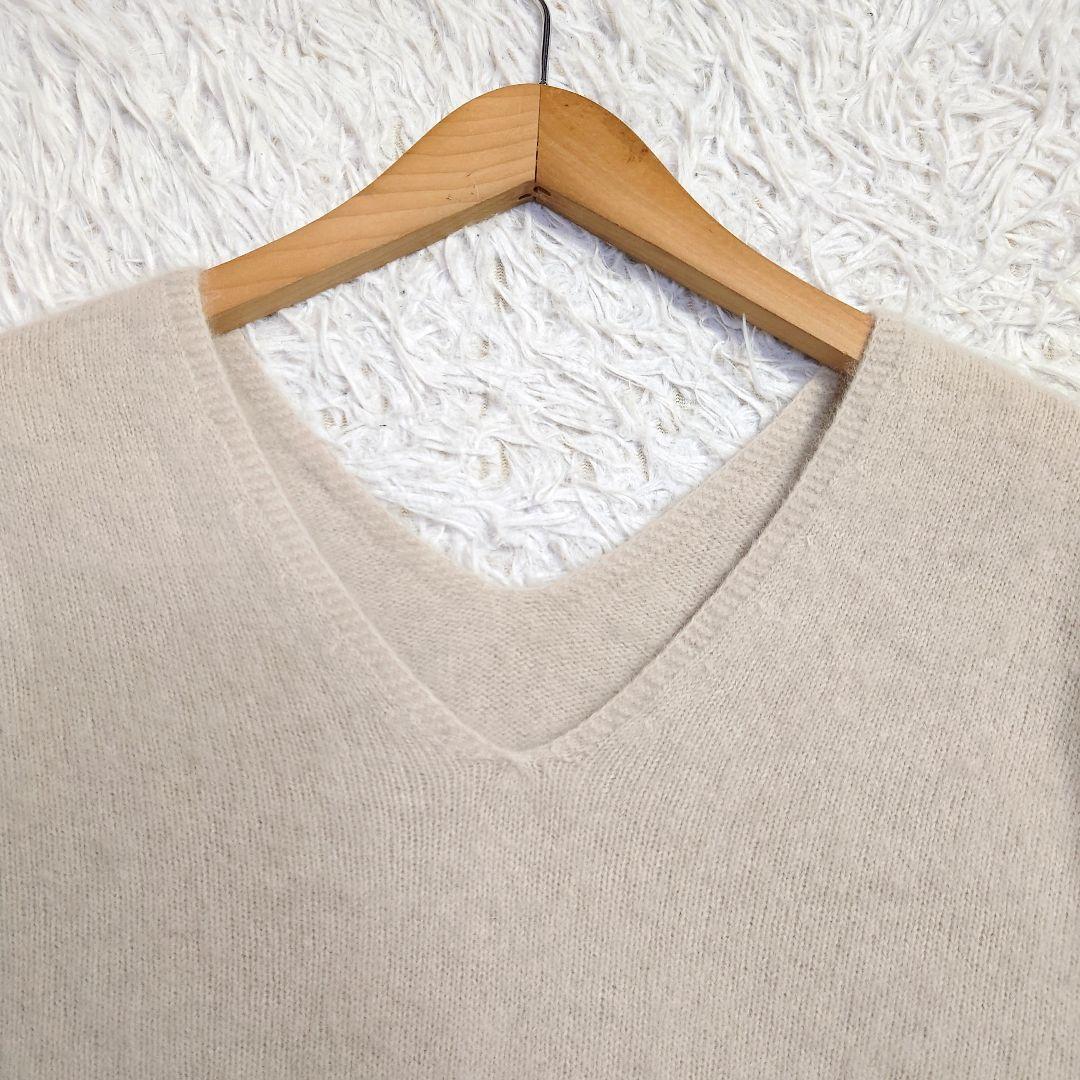 ウィムガゼット ふわふわアンゴラVネックニット セーター　ドルマン　フリーサイズ