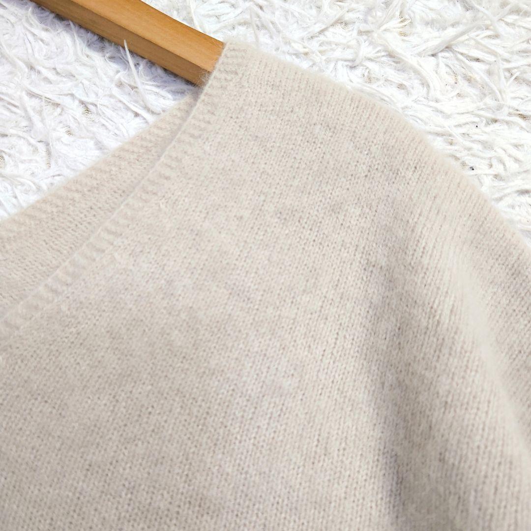 ウィムガゼット ふわふわアンゴラVネックニット セーター　ドルマン　フリーサイズ