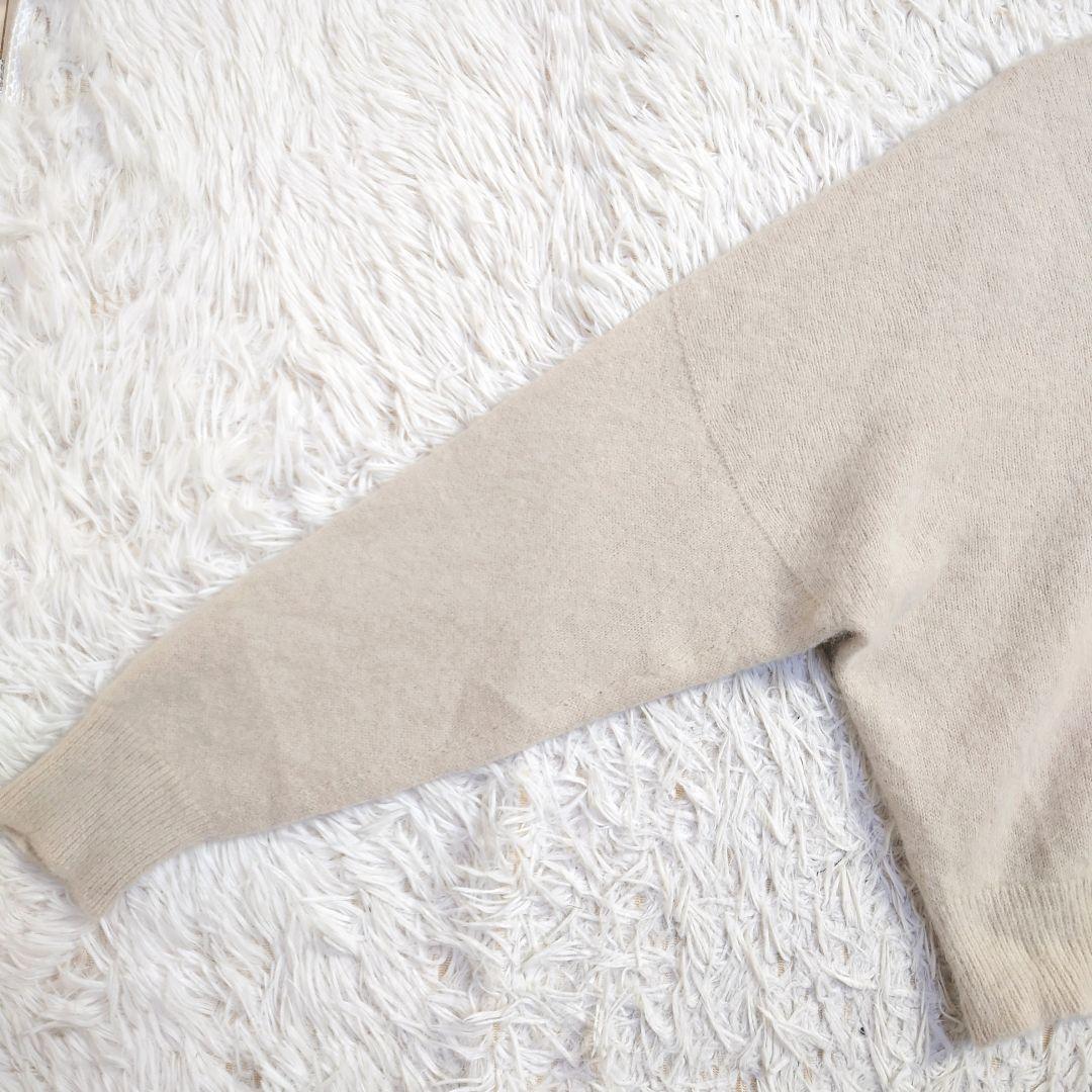 ウィムガゼット ふわふわアンゴラVネックニット セーター　ドルマン　フリーサイズ