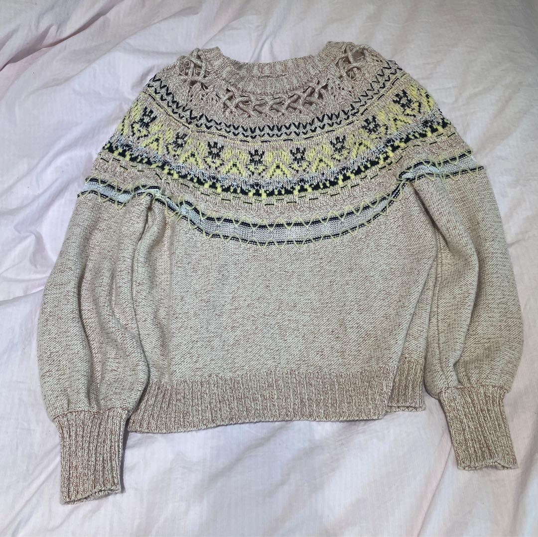 mame '21SS PRE COLLECTION ノルディックセーター