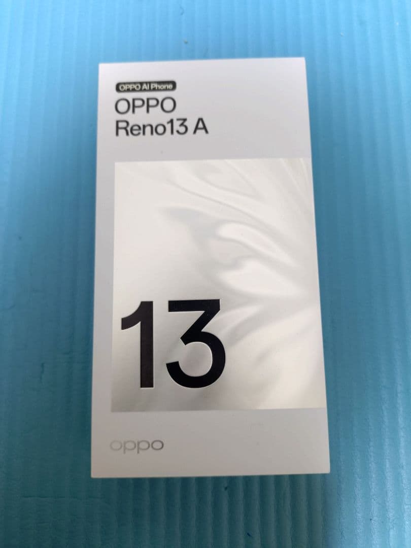 未使用　UQ　OPPO Reno13 A 本体　アイスブルー