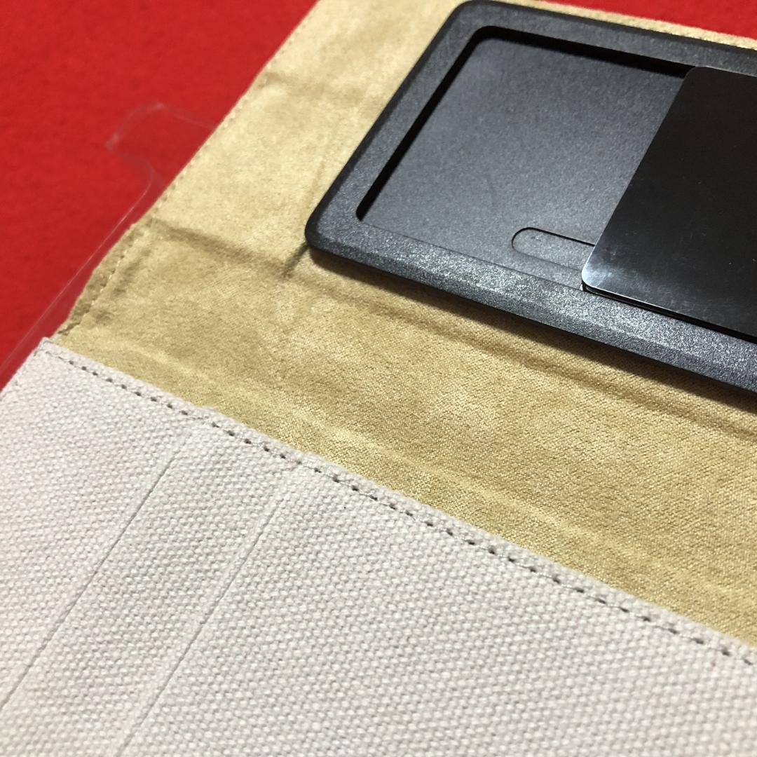 ミッキー&ミニー☆マルチ手帳型スマホキャンバスカバー：15.2×8.2×2㎝程