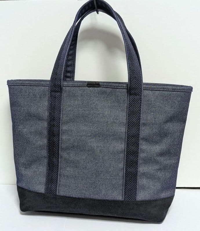 レクサス　デニム　トートバック　ブルー　ミッキー